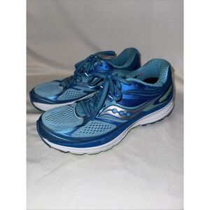 Saucony S10350-1 Guide 10 Everun Blue Aqua Silver Womens‎ Running Shoes Size 7